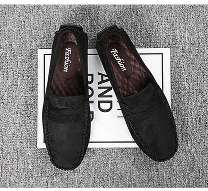 Eleganter Raffinierter Loafer mit flexibler Sohle für Herren | Oren -11