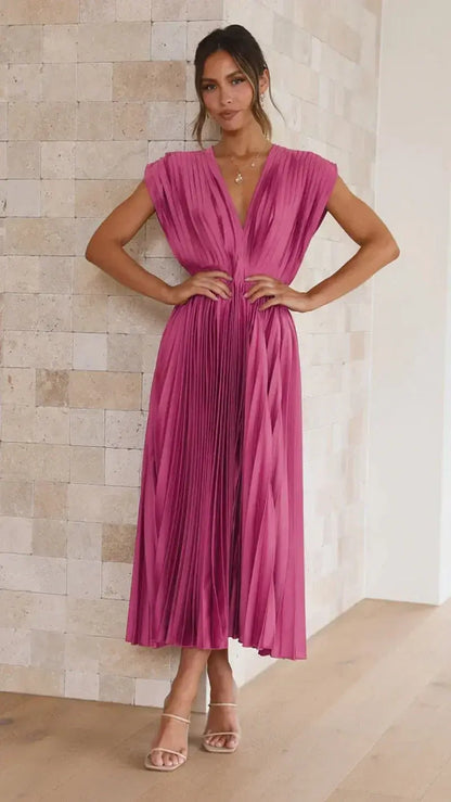 Modernes Premium Abendkleid mit tiefem Ausschnitt für Damen | Wendy -2