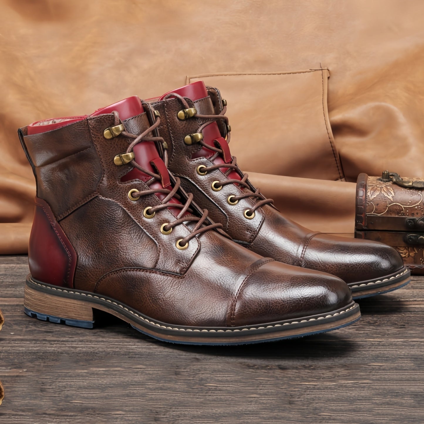 Heritage Brogue Stiefel für Frauen | Maxwell -3