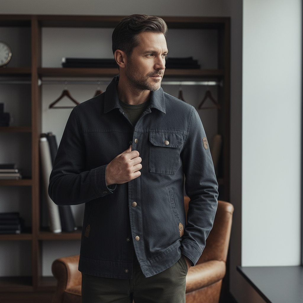 Bequeme Hochwertige Feldjacke mit eleganter Linienführung für Herren | Caldwell -2