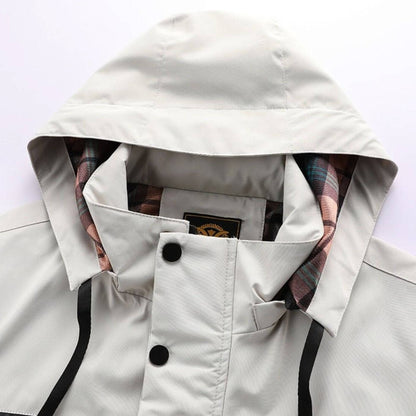 Elegante Hochwertige Wasserdichte Jacke mit wasserabweisendem Material für Herren | Versátil -4