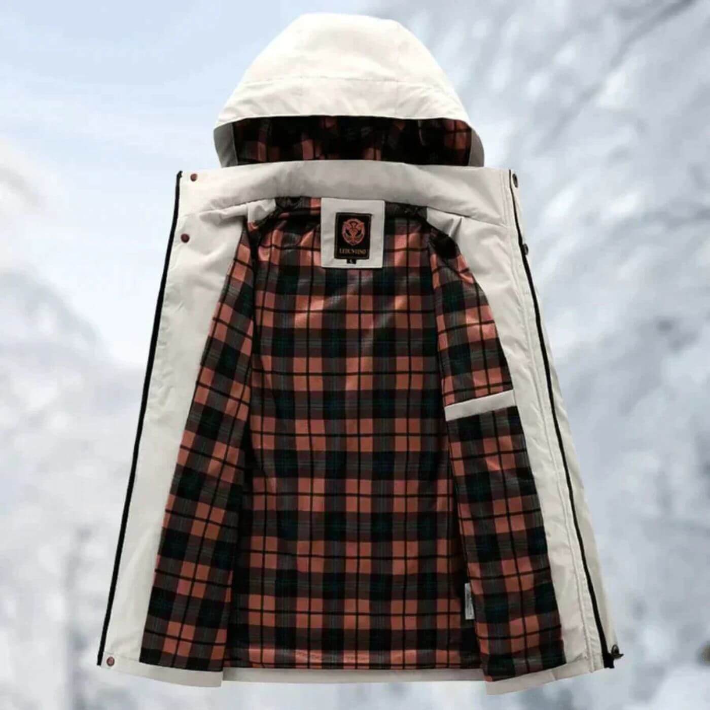 Elegante Hochwertige Wasserdichte Jacke mit wasserabweisendem Material für Herren | Versátil -3