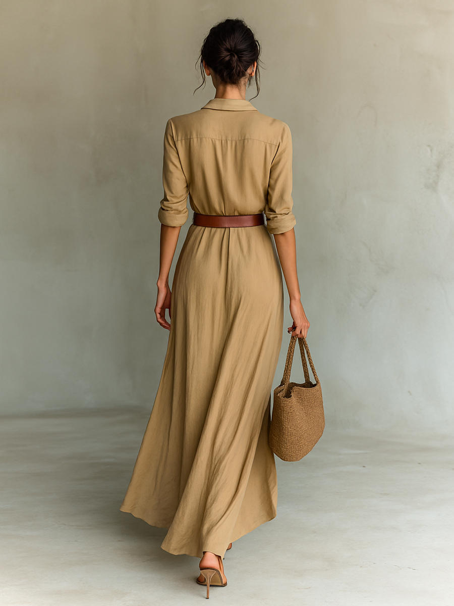 Stilvolles Feines Kleid mit Maxi-Länge für Damen | Maxi -2