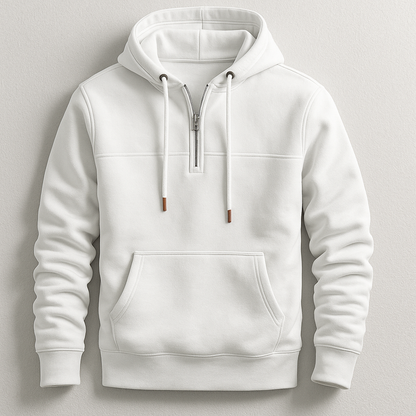 Klassischer Hoodie mit Kängurutasche für Herren | Andy