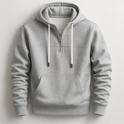 Klassischer Hoodie mit Kängurutasche für Herren | Andy