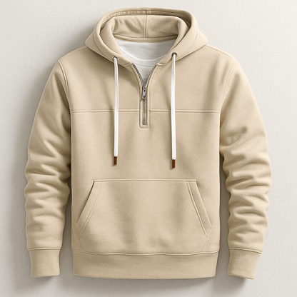Klassischer Hoodie mit Kängurutasche für Herren | Andy