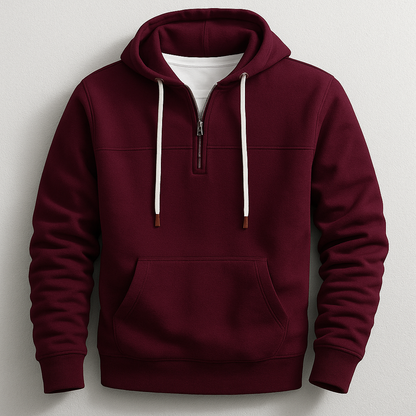 Klassischer Hoodie mit Kängurutasche für Herren | Andy