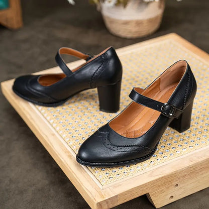 Klassische Hochwertige Komfortschuhe mit ergonomischer Passform für Damen | Aida -5