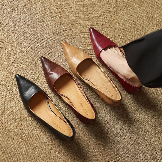 Klassische Hochwertige Schuhe mit Absatz für Damen | Elegante Versátil -5