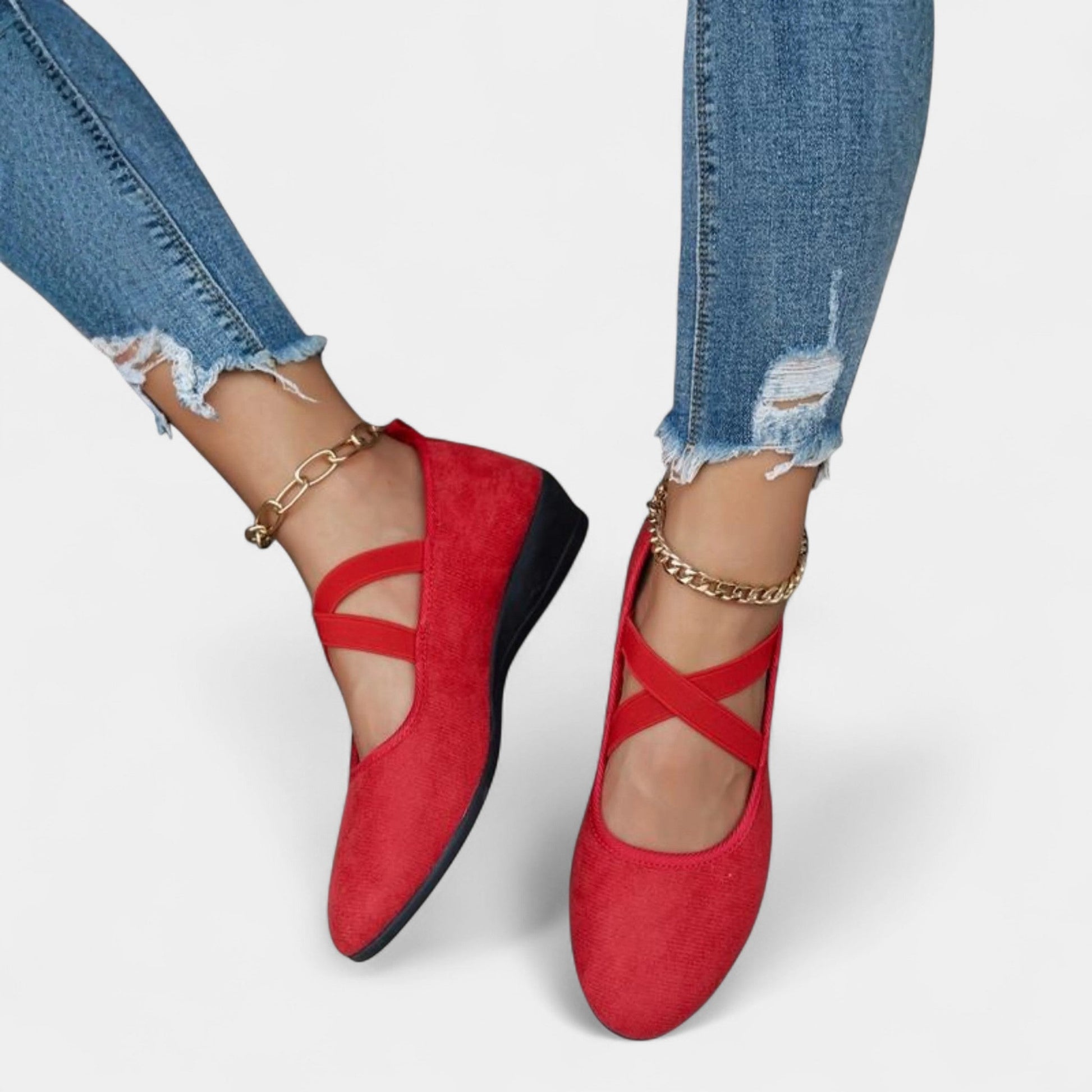Eleganter Edler Sneaker mit eleganter Linienführung für Damen | Angel Zapatillas -3