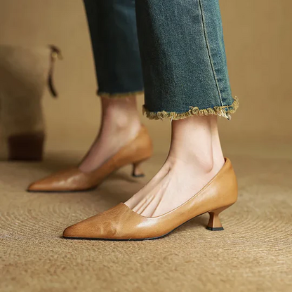 Klassische Hochwertige Schuhe mit Absatz für Damen | Elegante Versátil -9