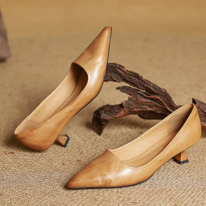 Klassische Hochwertige Schuhe mit Absatz für Damen | Elegante Versátil -10