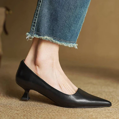 Klassische Hochwertige Schuhe mit Absatz für Damen | Elegante Versátil -3