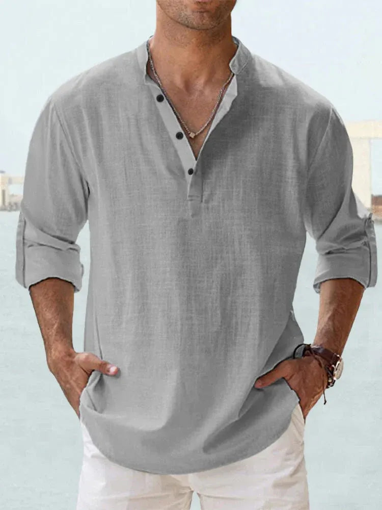 Elegantes Feines Hemd mit atmungsaktivem Material für Herren | Leo -3