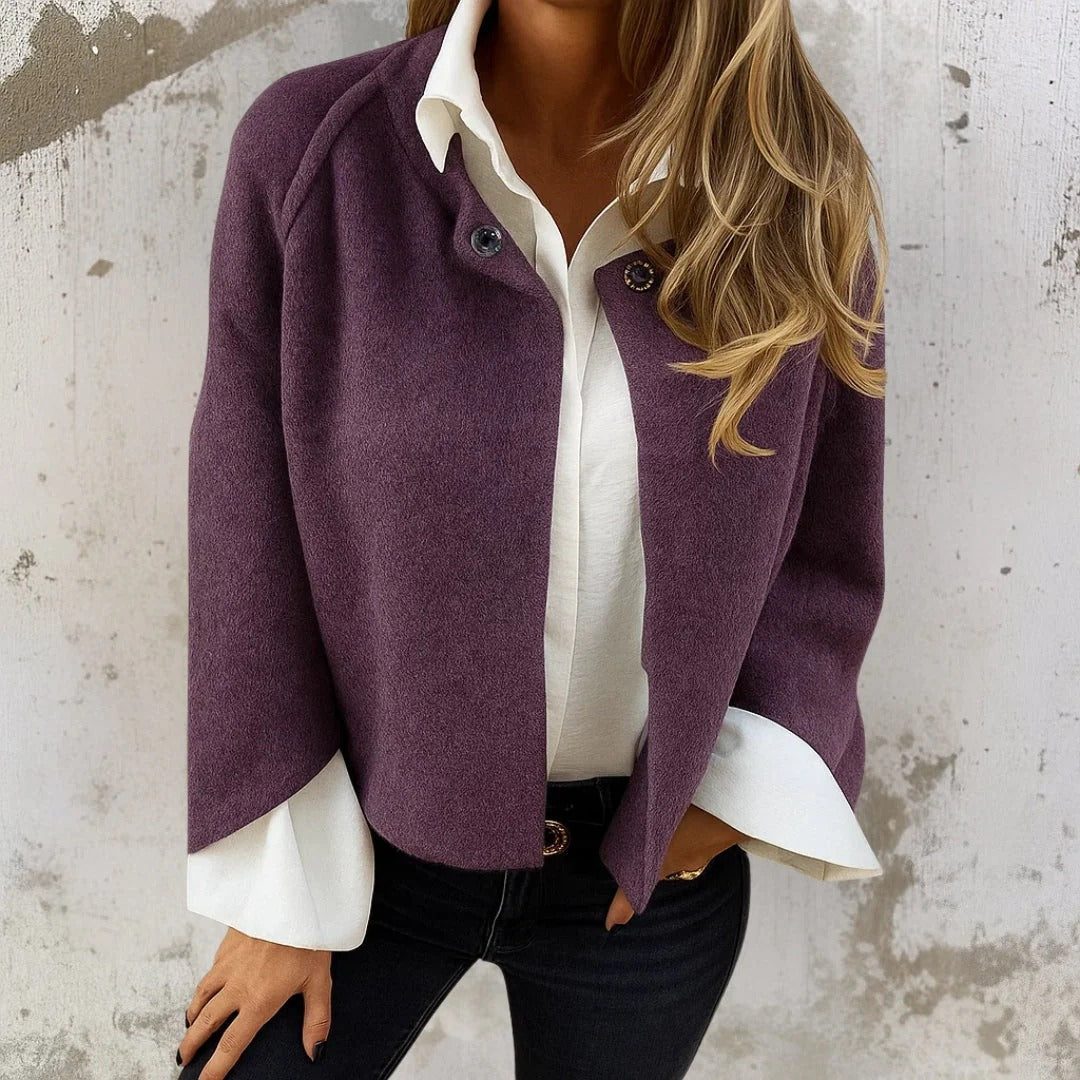 Klassische Edle Jacke mit eleganter Linienführung für Damen | Modern -7