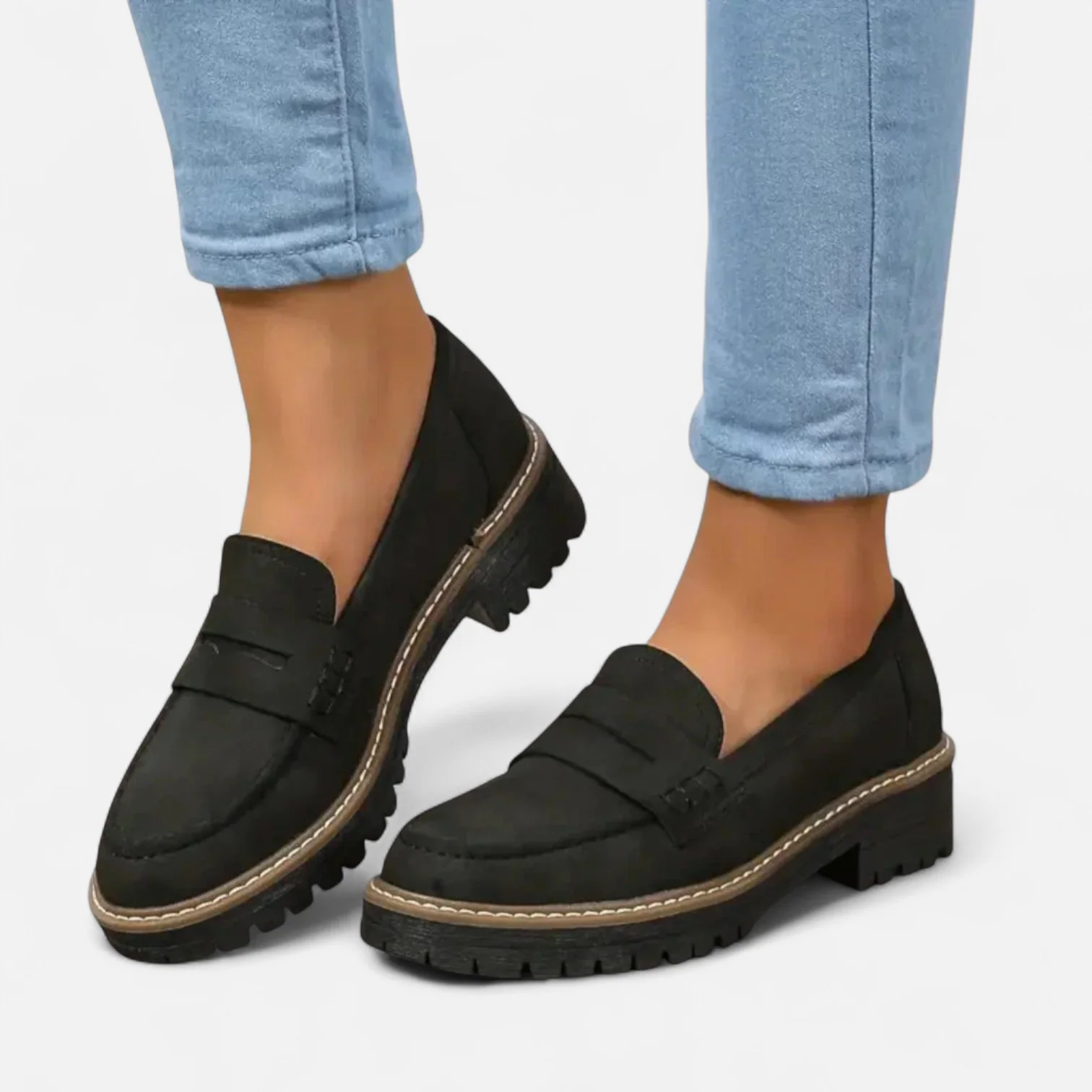 Bequemer Premium Loafer mit eleganter Linienführung für Damen | Diario -1