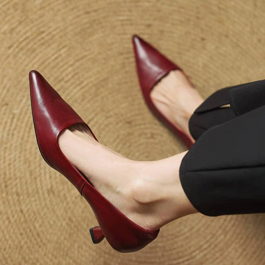 Klassische Hochwertige Schuhe mit Absatz für Damen | Elegante Versátil -1