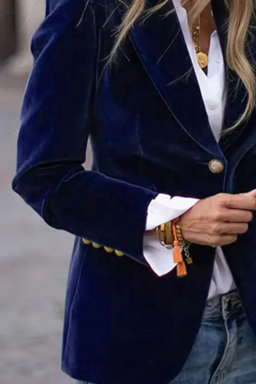 Stilvoller Premium Blazer mit eleganter Linienführung für Damen | Amira -7
