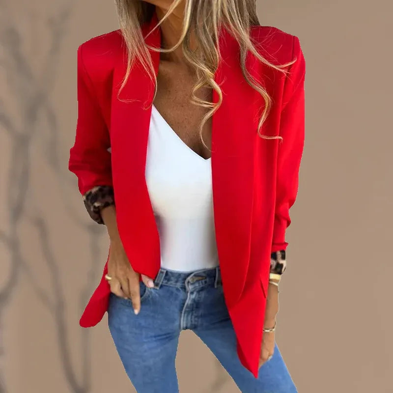 Stilvolle Hochwertige Jacke mit Print für Damen | Elegante -5