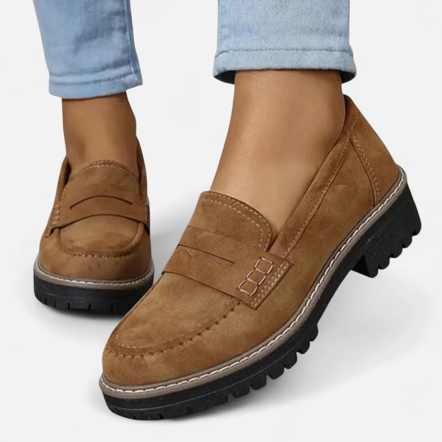 Bequemer Premium Loafer mit eleganter Linienführung für Damen | Diario -5