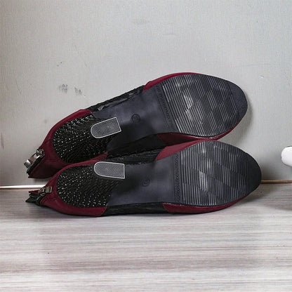Moderne Hochwertige Absatzschuhe mit Blumenmuster für Damen | Sofisticados -8
