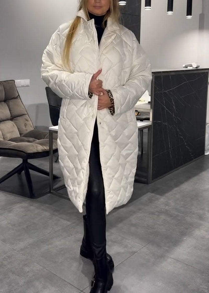 Elegante Raffinierte Steppjacke mit Print für Damen | Petra -1