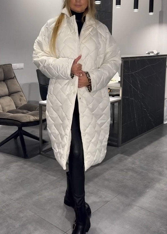 Elegante Raffinierte Steppjacke mit Print für Damen | Petra -1