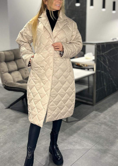Elegante Raffinierte Steppjacke mit Print für Damen | Petra -3