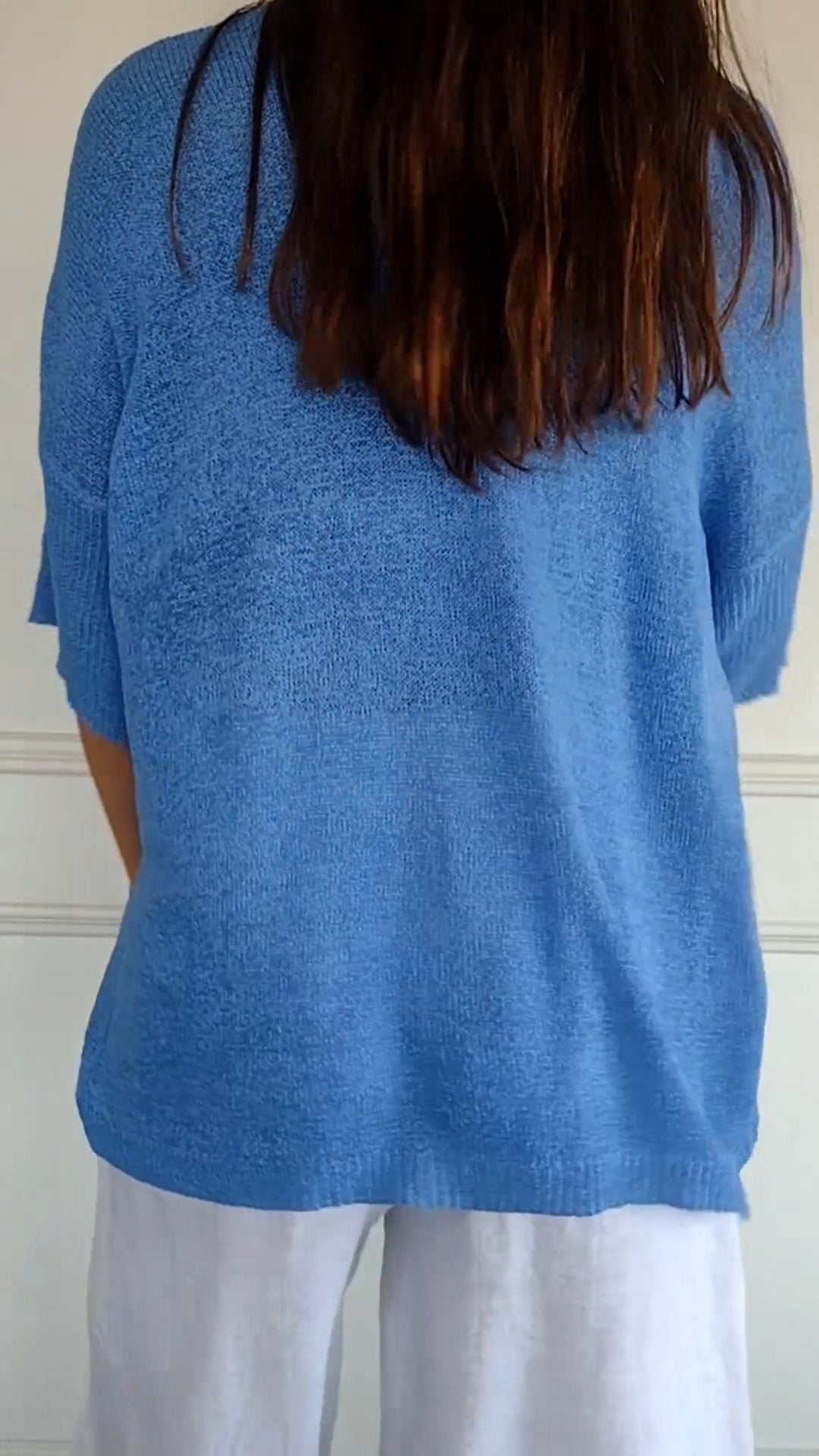 Classic timeless V-neck everyday top for women | Jill -6