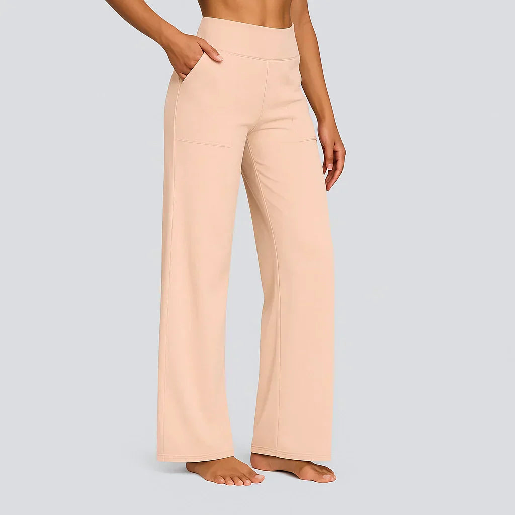 Stilvolle Raffinierte Hose mit Strick für Damen | Calista -14