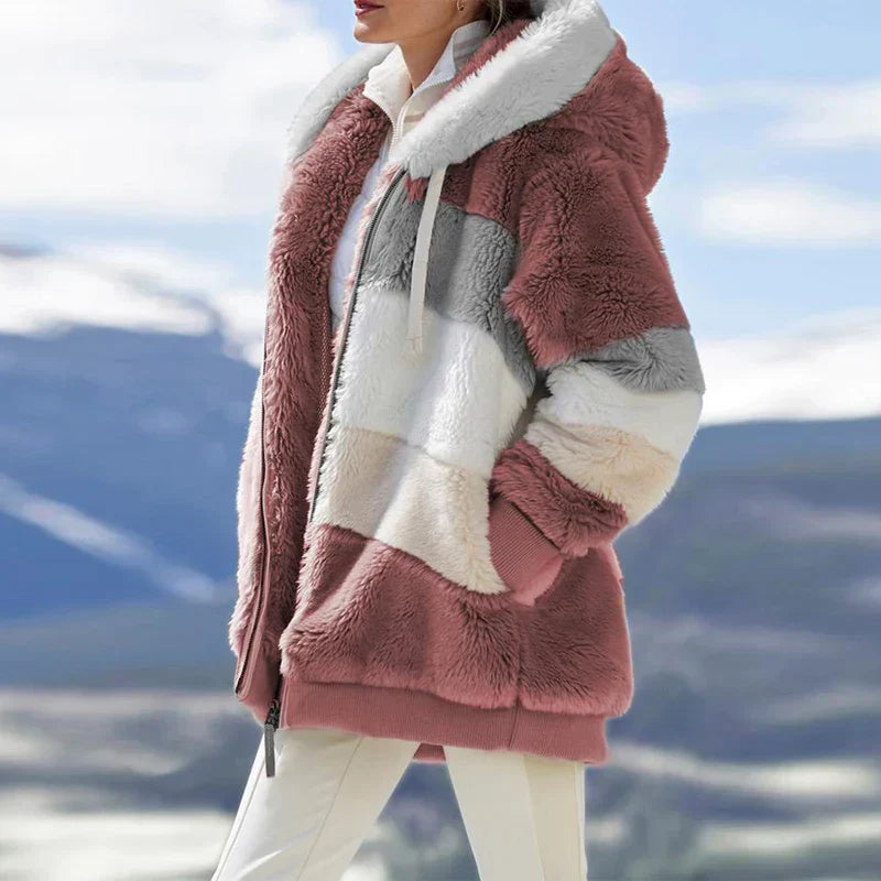 Elegante Hochwertige Jacke mit Kapuze für Damen | Alaska -3
