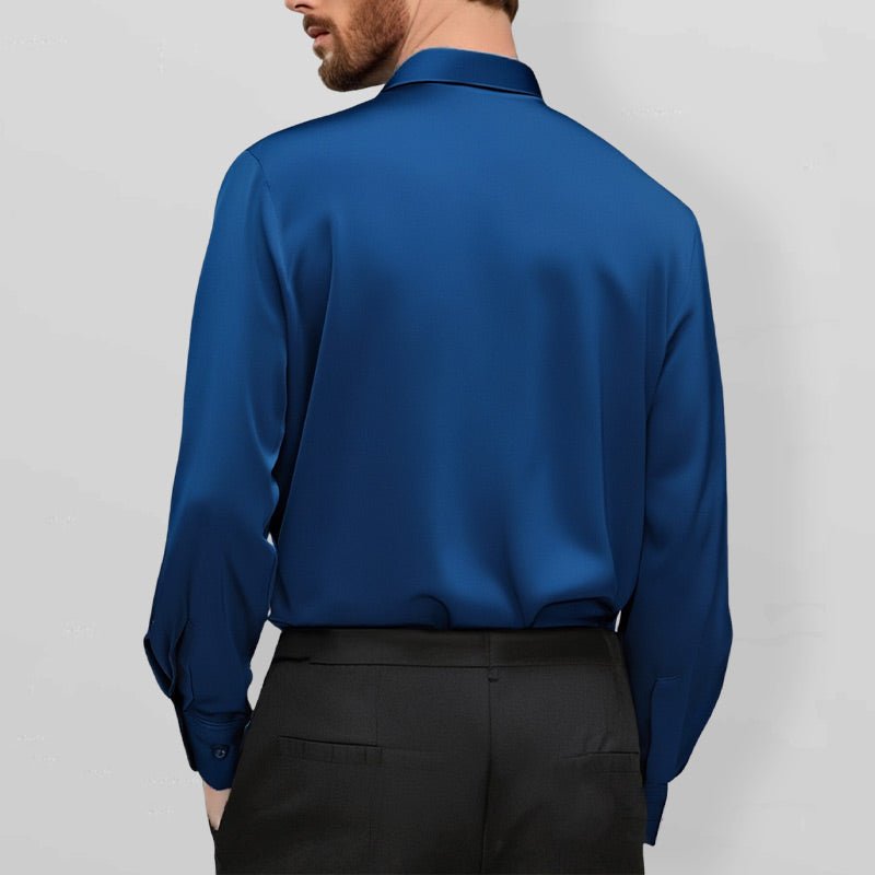 Elegantes Edles Hemd mit figurbetonter Passform für Herren | Mateo -3