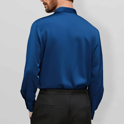 Elegantes Edles Hemd mit figurbetonter Passform für Herren | Mateo -3