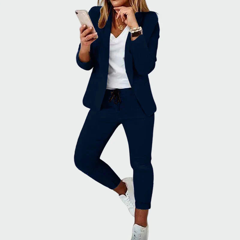 Modernes Feines Set mit taillierter Passform für Damen | Elegance -10