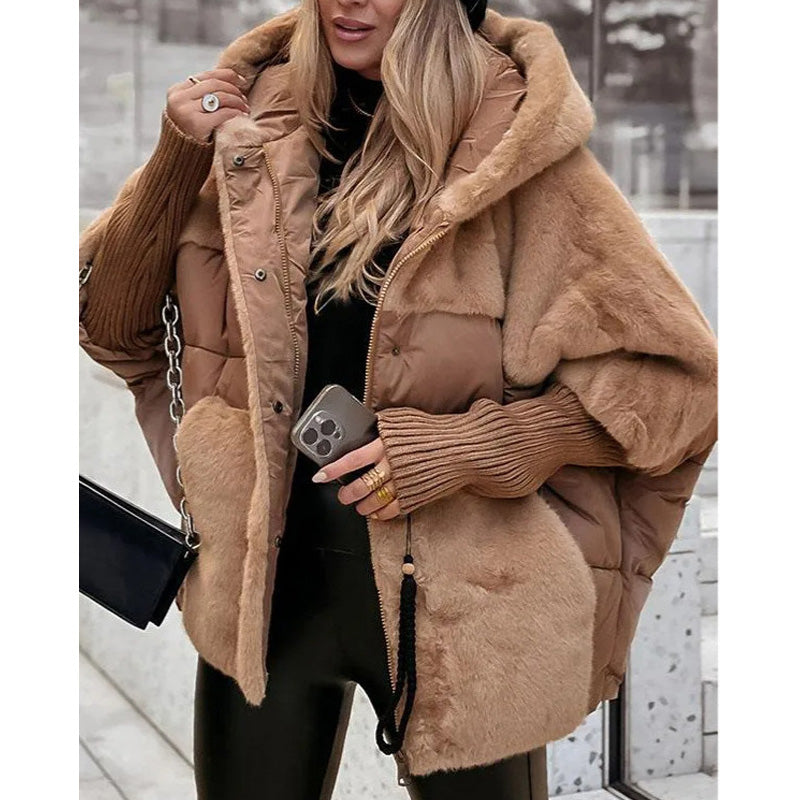 Stilvolle Hochwertige Steppjacke mit Kapuze für Damen | Marcelina -2