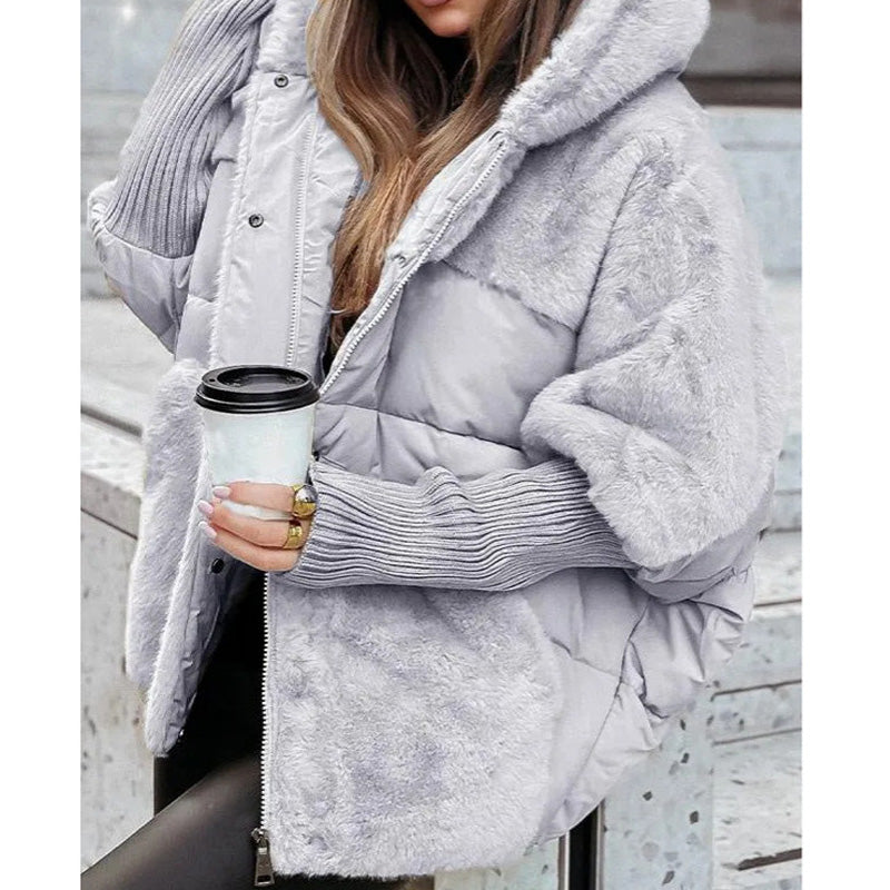 Stilvolle Hochwertige Steppjacke mit Kapuze für Damen | Marcelina -3