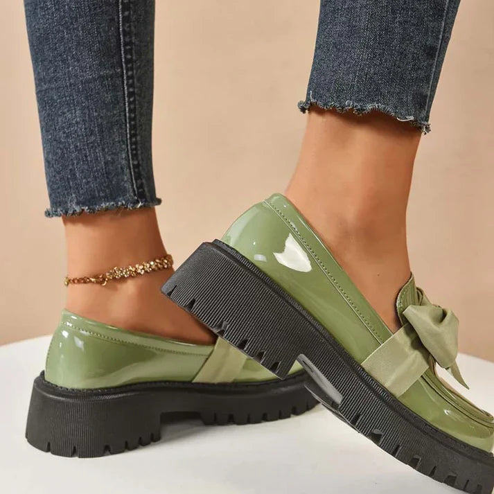Stilvoller Hochwertiger Loafer mit Plateau für Damen | Violeta -6