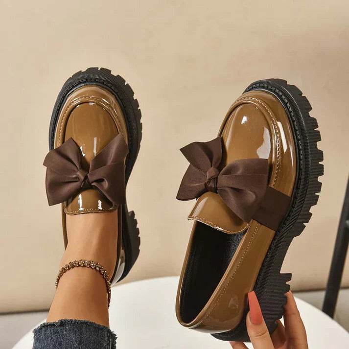 Stilvoller Hochwertiger Loafer mit Plateau für Damen | Violeta -9
