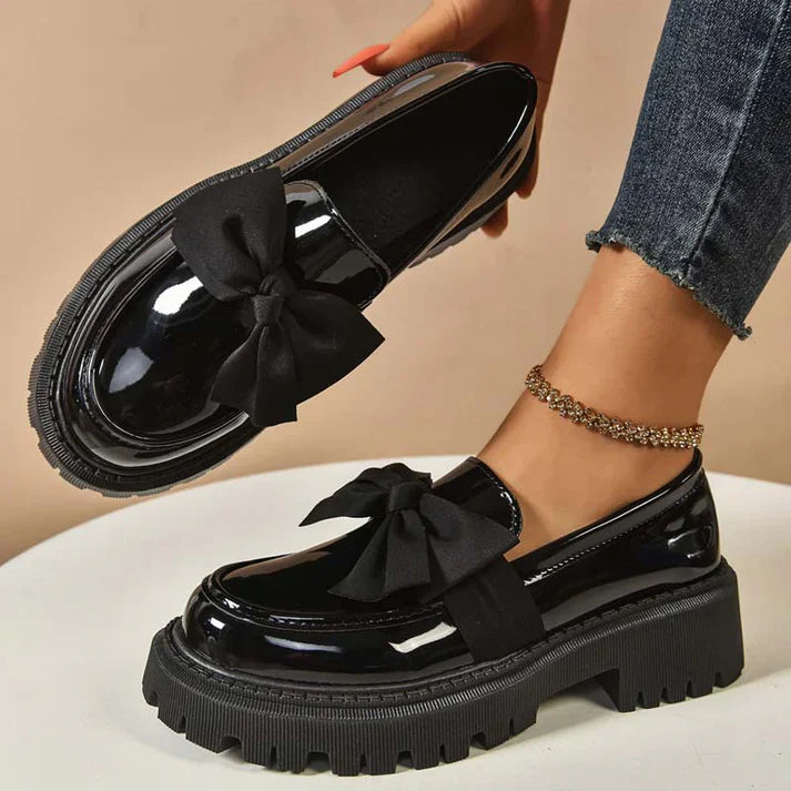 Stilvoller Hochwertiger Loafer mit Plateau für Damen | Violeta -11