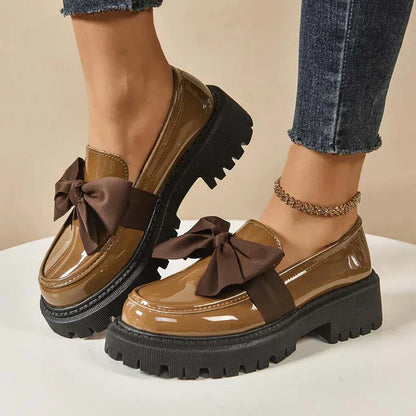 Stilvoller Hochwertiger Loafer mit Plateau für Damen | Violeta -8