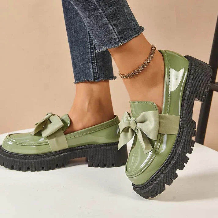 Stilvoller Hochwertiger Loafer mit Plateau für Damen | Violeta -5