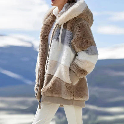 Elegante Hochwertige Jacke mit Kapuze für Damen | Alaska -2