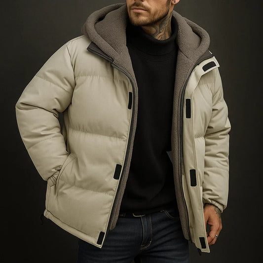 Moderne Steppjacke mit Kapuze für Herren | Ravion