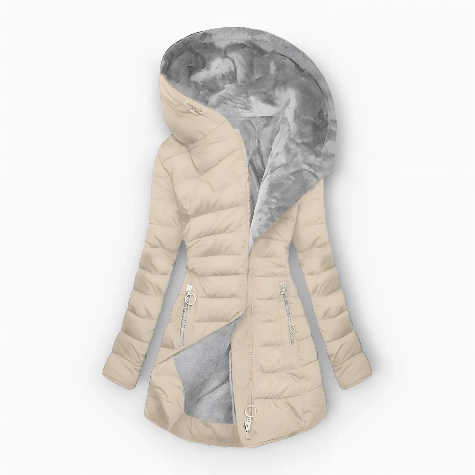 Klassische Edle Wasserdichte Jacke mit wasserabweisendem Material für Damen | Mila -6