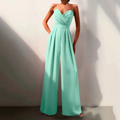 Stilvoller Premium Jumpsuit mit Strick für Damen | Ursella -9