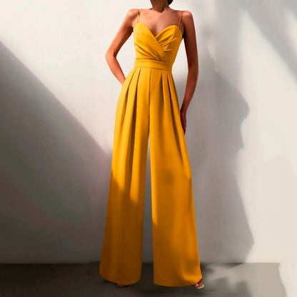 Stilvoller Premium Jumpsuit mit Strick für Damen | Ursella -11