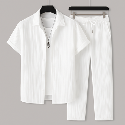 Relaxed linen everyday co-ord set for women -1