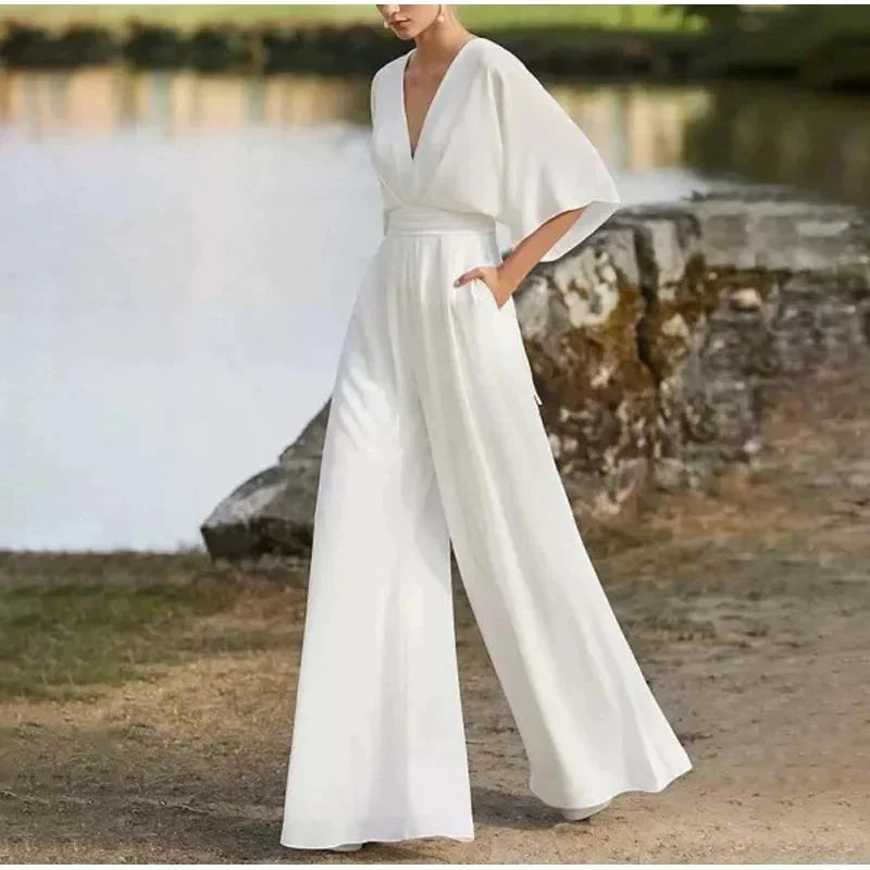 Bequeme Raffinierte Hose mit eleganter Linienführung für Damen | Melanie -1